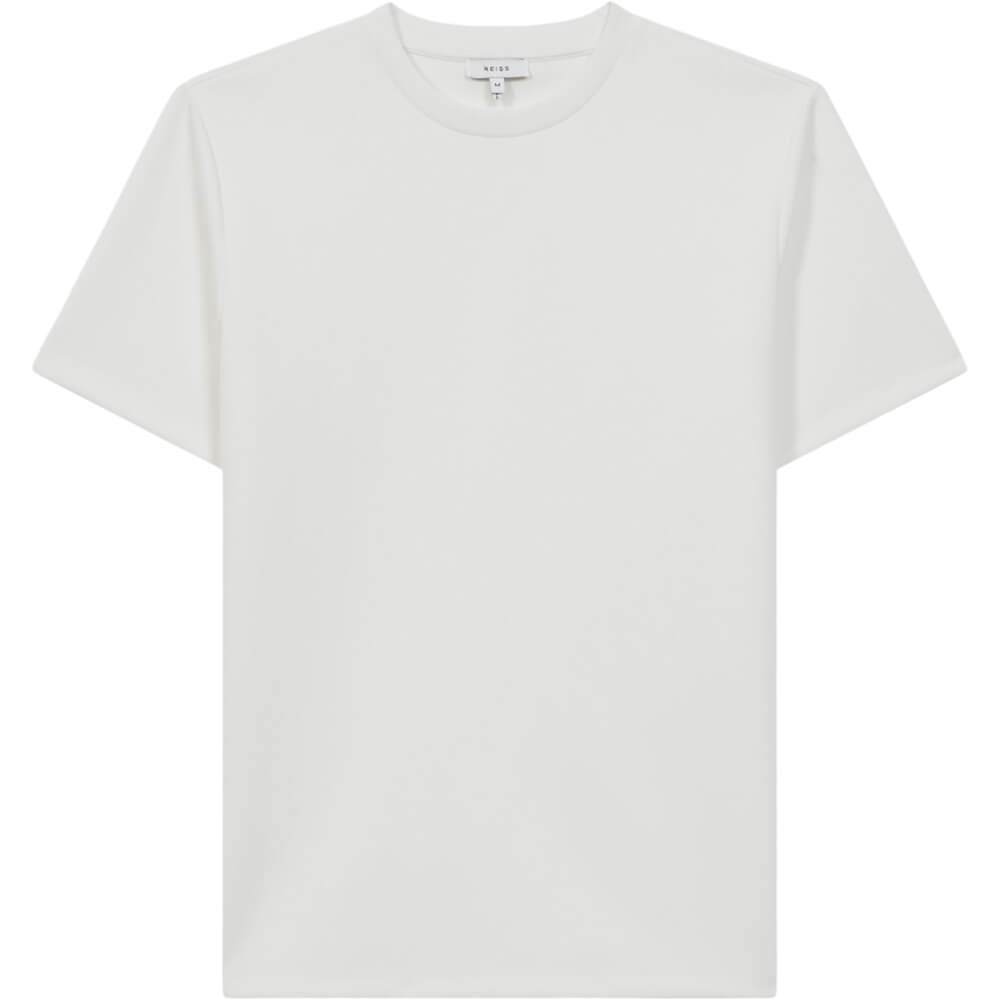 REISS BRADLEY Interlock Jersey Crew Neck T Shirt